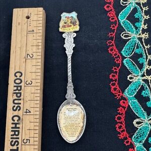 Australian Billy Tea Souvenir Silver Spoon, silver plated vintage  (mlb)